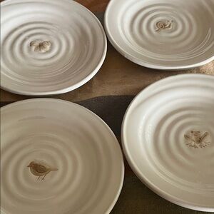 Tag Set Sm Cream Plates/Creatures